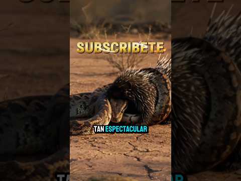 "El Puercoespín Indestructible: La Serpiente Aprendió la Lección" #wildife #animales
