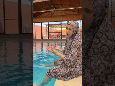لما نروح على مزرعه وامي تقع بالمسبح #shorts