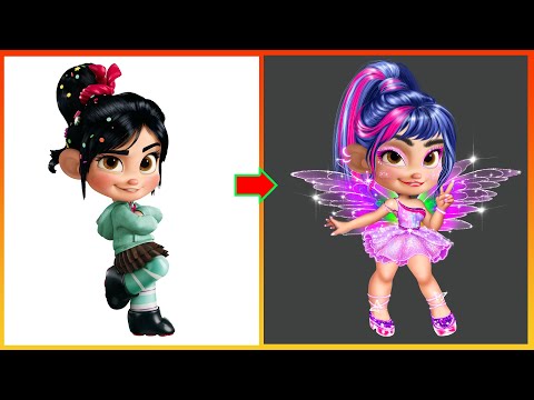 Wreck-It Ralph 2 - Vanellope Glow Up Into Equestria Girls  My Little Pony - Twilight Sparkle MLP