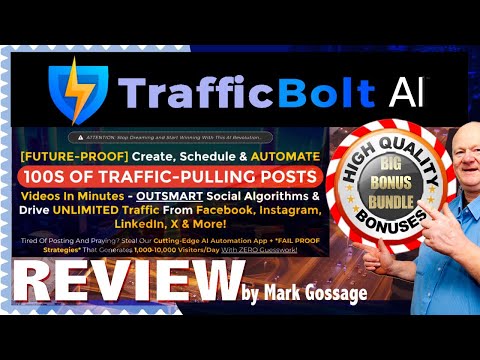 TrafficBolt AI Review With Walkthrough Demo and 🚦MASSIVE NEVER ENDING 🤐 Traffic Bolt AI Bonuses 🚦