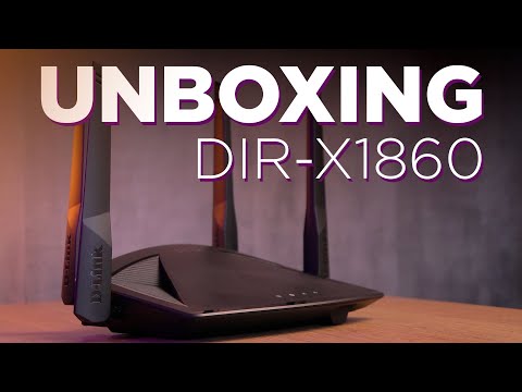 NOVO Roteador EXO Wi-Fi 6 da D-Link: DIR-X1860 AX1800 (UNBOXING)