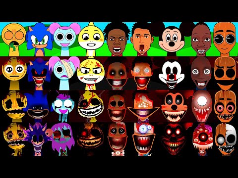 New Sprunki OC's: From Phase 1 to Phase 4! IShowSpeed, Ronaldo, Sonic, Pibby, Tenge Tenge, Mickey