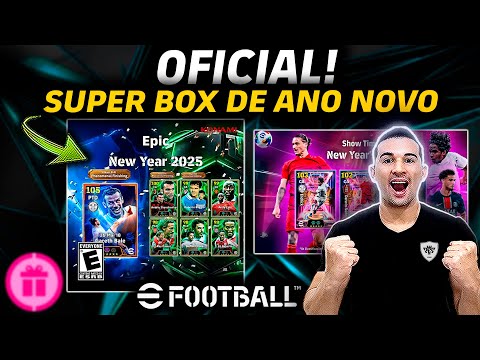 OFICIAL! SUPER BOX CONFIRMADA, SHOW TIME E VÁRIOS JOGADORES FREE, ANO NOVO DO EFOOTBALL 2025 MOBILE