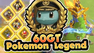 BRUTAL CUENTA de POKEMON LEGEND en 60GT, EQUIPAMIENTOS Y SKINS LEGENDARIAS - Rise of Kingdoms