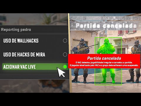 Descoberto NOVO MÉTODO para ATIVAR o VAC LIVE na PARTIDA e banir CHEATERS no CS 2 (fiz o teste)