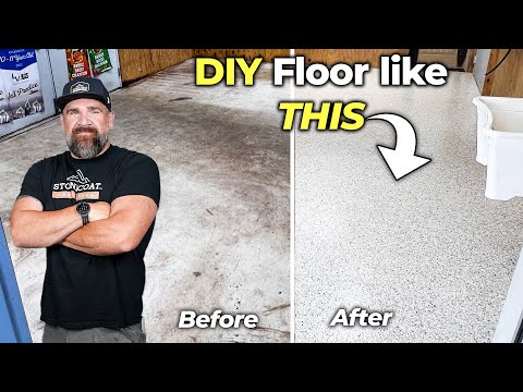 How to Get a Pro Epoxy Flake Floor (Without Hiring One!) - Easy DIY Guide