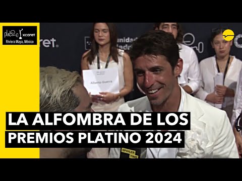Alberto Guerra, Alejandro Speitzer, Ana Layevska, Javier Ibarreche. Premios Platino Xcaret 2024