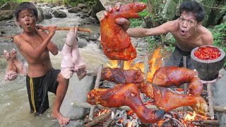 survival in the rainforest - How to Cook and Enjoy Delicious Pig Leg Recipes