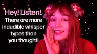 ✨5 types of inaudible whispers that will knock your socks off then put them back on (it's cold)✨asmr
