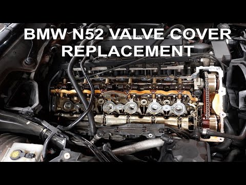 BMW N52 VALVE COVER GASKET REPLACEMENT