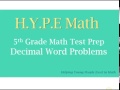 Decimal Word Problems for 5th Graders