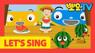 LET'S SING 타요송 | 타요, 띠띠뽀 동요 모음 | 타요 음식송 | 여름 동요 | 도넛 | 디저트 | 뽀로로랑 타요랑 뽀요TV