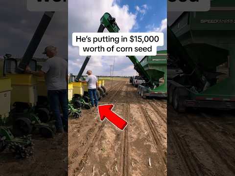 $15,000 worth of corn seed!  #farming #farmer #farmlife #farm #agriculture #farmers #farmboy