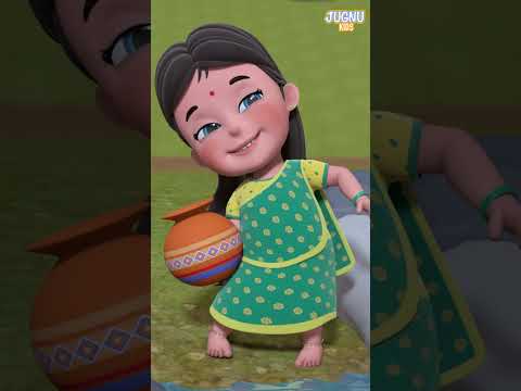 Akash Ghire Megh Koreche | Bengali Nursery Rhymes for Children | Jugnu Kids #shorts #nurseryrhymes