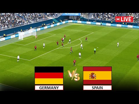 ?LIVE : GERMANY vs SPAIN I QUARTER FINAL II FULL MATCH STREAMING I eFOOTBALL PES 21 GAME