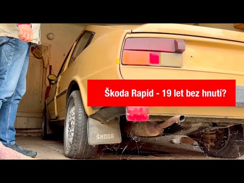 Škoda Rapid 130 1986 - 19 let bez hnutí? 😳