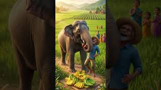 🐘 El Elefante Encontró un Tesoro de Oro 💰 | Historia IA #shorts