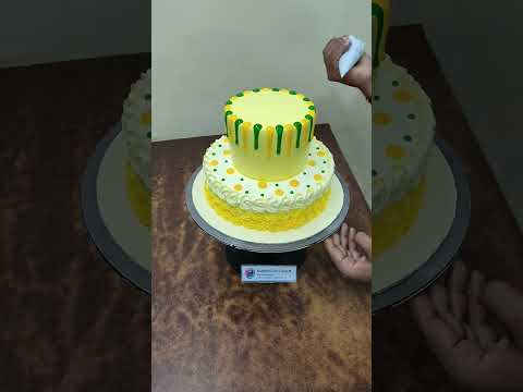 Sunflower Step Cake Design | New Step Cake Decorating | Beautiful Sunflower Step Cake | Step cake