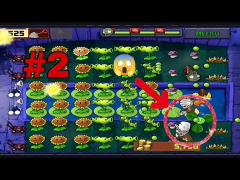 The zombie almost killed all the plants 😱😱#2