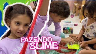Uma Noite MÁGICA Fazendo Slime! 🌈✨ (Super Divertido!) - MAYA LIMA . 