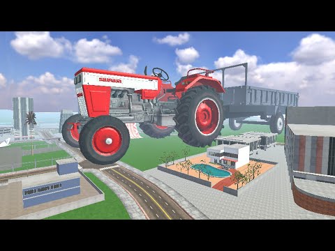 Franklin Found Giant Tractor in Indian Bike Driving 3D