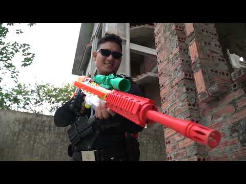 LTT Nerf Mod : DIY Nerf Mods vs. Dangerous Mission S.W.A.T Warriors W Fight Masked Criminals