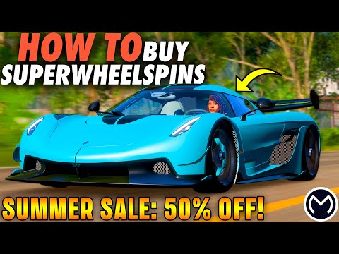 MitchCactus Summer Sale is LIVE! Buy Superwheelspins in Forza Horizon 5 - 50% OFF DISCOUNT!