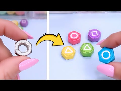 DIY Gonggi paper Squid Game tutorial viral 🐙 Squid Game 2