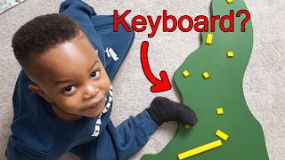 letting my nephew design a keyboard