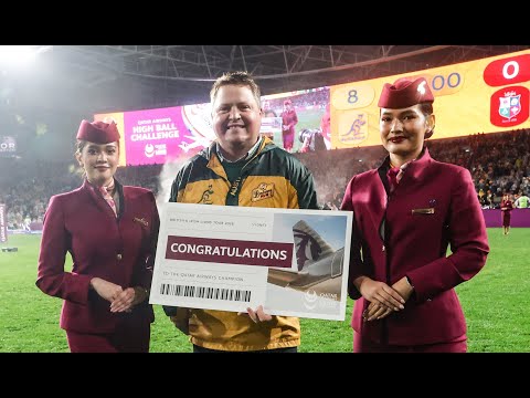 High Ball Challenge at Sydney Accor Stadium #Lions2025 Tour