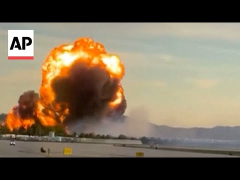 YouTube video thumbnail: UPS Cargo Plane With 3 Aboard Explodes on Takeoff at Louisville Airport