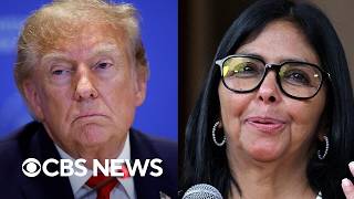 YouTube video thumbnail:  Venezuela's Acting President Attending Trump's Dinner for World Leaders 