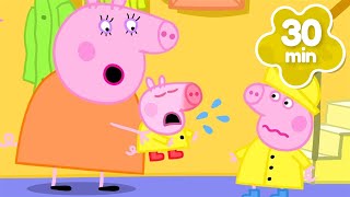George se Enferma 🤢 George se Resfría 🌡️ | 30 minutos | Peppa Pig Español Latino