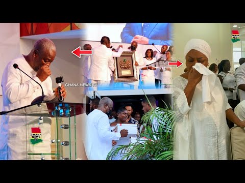 Prez-Elect John Mahama & Family arrive for thanksgiving,Church Honours him with Unprecedented Award