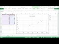 Scatterplots and Correlation in Excel