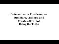 Understanding TI-84 Statistics Functions