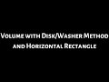 Volume Calculation Using Disk Method