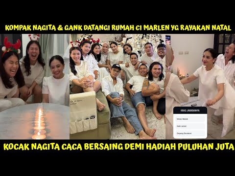 BERKUNJUNG KERUMAH CI MARLEN YG RAYAKAN NATAL, KOCAK NAGITA &SHBT BERSAING DEMI HADIAH PULUHAN JUTA?