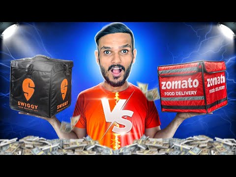 Day-72 | Zomato Vs Swiggy Part Time Earning | Food Delivery Boy |