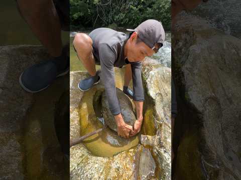 Hole super gold✅💰#satisfying #shorts #gold #stone #goldenretriever