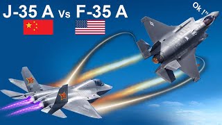 ¿El F-35 de EE.UU. en Peligro? El J-35A Chino Entra en Acción y Podría Superarlo