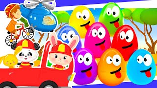 🚜🛵🚕  ¿Qué Vehículos se esconden en los huevos sorpresa de Titounis?