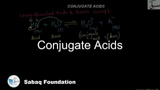 Conjugate Acids