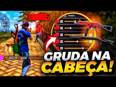 DEPOIS da ATUALIZAÇÃO!🔥 A MELHOR SENSIBILIDADE para SUBIR CAPA na NOVA ATUALIZAÇÃO do FREE FIRE!