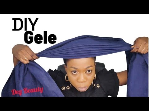 Ho to your Gele Party style by yourself step by step