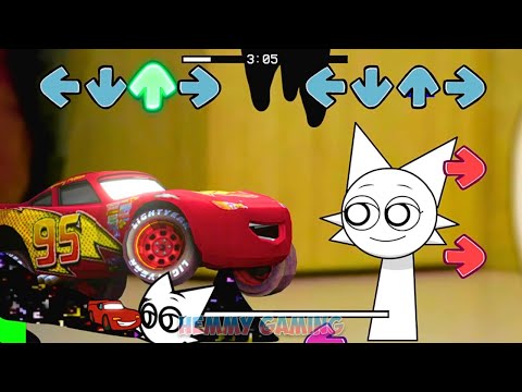 [SWAP] FNF Sprunki All Phases vs Pibby McQueen Sings Sliced Pibby | Incredibox Sprunki FNF Mods