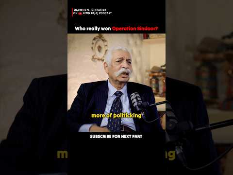 Who Really Won Operation Sindoor? ๐ฑ Ft. GD Bakshi | Nitin Bajaj Podcast #shorts #operationsindoor