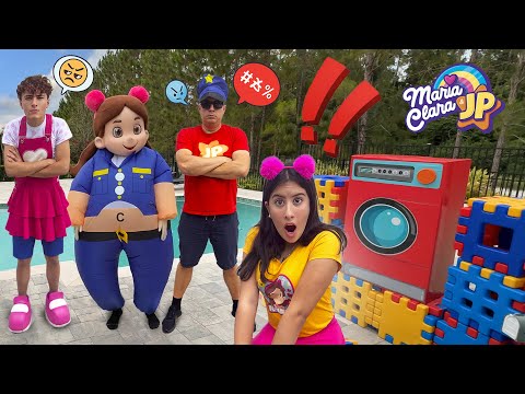 😱 Maria Clara e JP Descobrem a Pior Lavanderia do Mundo! 🧺👕