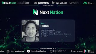 Nuxt Nation 2024: Ben Hong - Embracing Local-First Apps with Nuxt