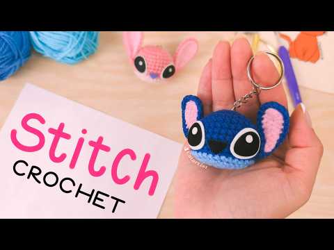 😍💙 Llavero Stitch Amigurumi - Crochet Tutorial Paso a paso - PRINCIPIANTES